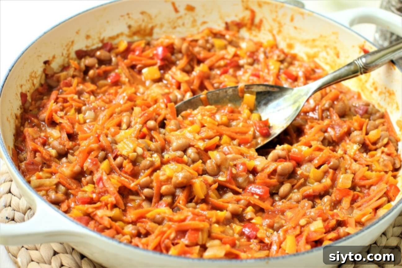 Chakalaka & Pap: Lesotho's Soul Food 4 The bright, appealing colors of a bowl of Chakalaka, a beloved Lesotho comfort food dish, showcasing its fresh vegetable ingredients.