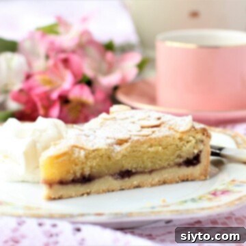 Traditional Bakewell Tart 3 Classic Bakewell Tart with a gluten-free option, perfect for Mother's Day, Easter, or high tea. Features a rich shortcrust pastry, sweet jam, and buttery almond frangipane.