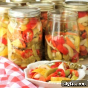 Sweet dill pickled vegetables in jars