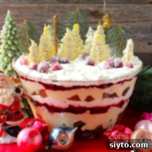 Christmas Trifle Thumbprint.